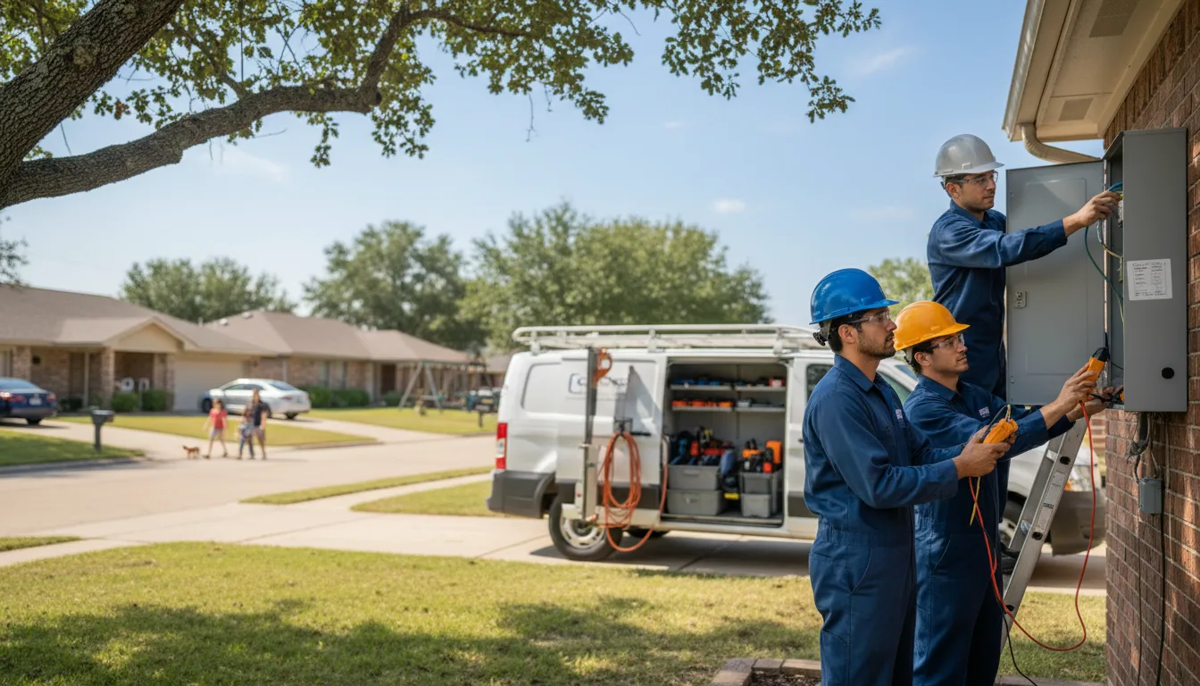 Certified electrician providing emergency electrical services in Eagan, MN